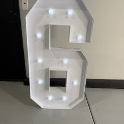 Marquee Number 6