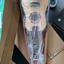 child's toy guitar