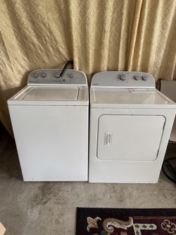 Whirlpool washer and dryer