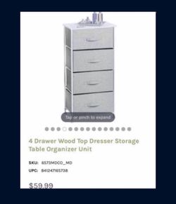 4 Drawer Storage Organizer 