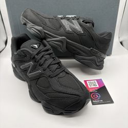 New Balance 9060 Black Sneakers Size 3.5Y And 6.5Y / Fits Womens 5 And 8 New!