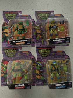 Teenage Mutant Ninja Turtles Mutant Mayhem 14 Figure Set