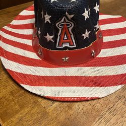 MLB 2017 Los Angeles Angels Patriotic Cowboy Hat
