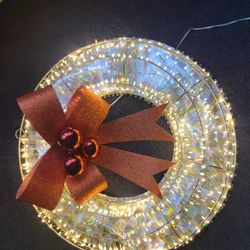 Outdoor Lighted Wreath 