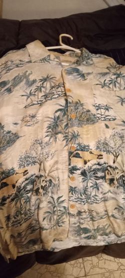 Hawaiian shirt set.