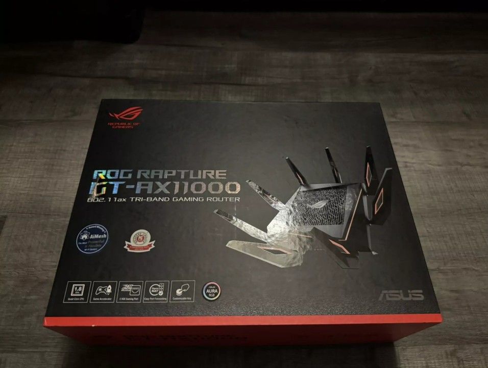 ASUS ROG Rapture WiFi 6 Wireless Gaming Router GT-AX11000