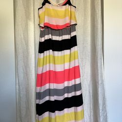 Stripe Neon Sun Dress