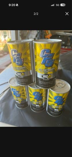 5 cans of BG CF5 3 in 1 Fuel Treatment Clean Stabilize Protect PN 203 Made in the USA Fuel deposits that build up on intake valves, ports and in combu