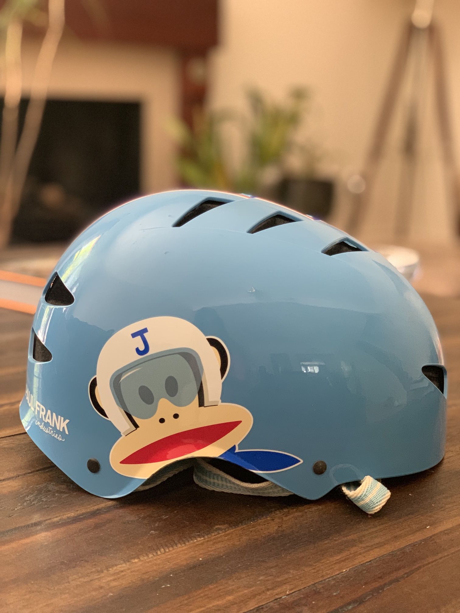 Paul Frank Bike Helmet - Baby Blue
