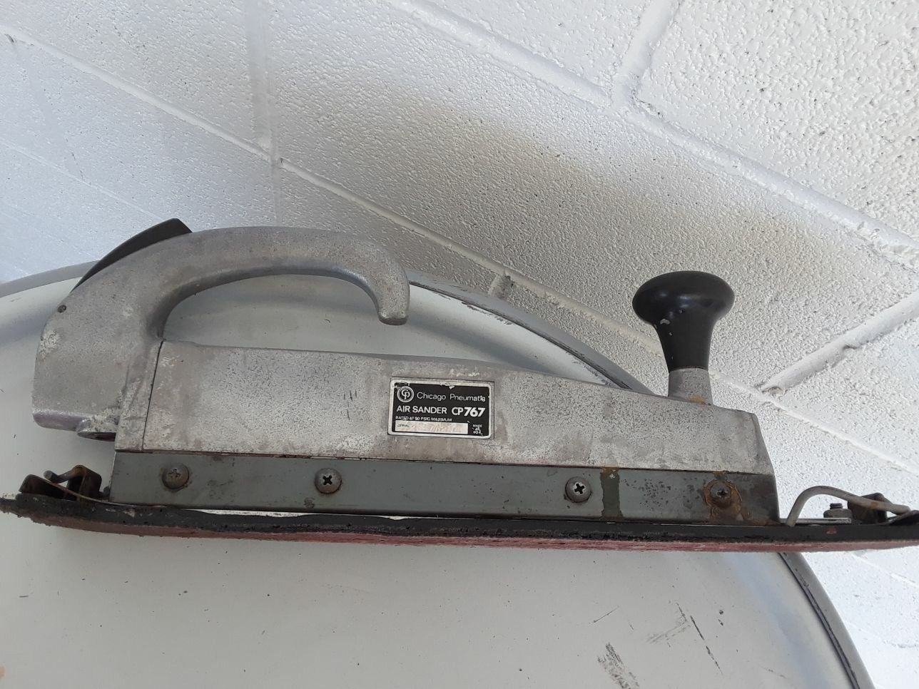 Chicago Pneumatic. Air sander CP 767 Made in USA. Serial 2327-A-254