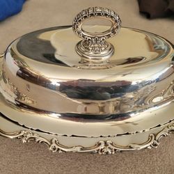 ANTIQUE VINTAGE STERLING SILVER. 925 VEGETABLE DISH** 773 Grams Of 92.5% FINE SILVER