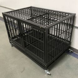 42” Heavy Duty ‼️ Dog 🐶 Kennel Cage🐕🐕🦺🐾‼️🔥