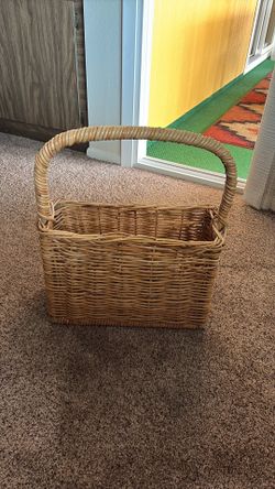Magazine Basket or Wine Basket