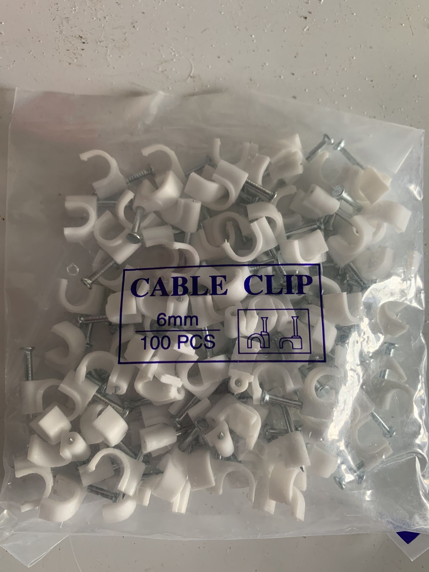 6mm Cable Clips