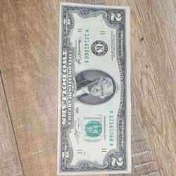 1976 $2 bill K1(contact info removed)A rare