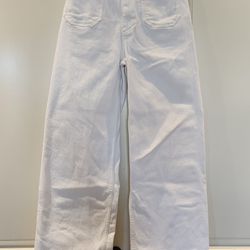 Urban Outfitters Pilcro White Jeans – High Rise, Straight Leg