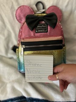 Rainbow Sequins Loungefly Bag