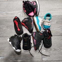 5 Pairs Of Shoes Og Jordans Babies