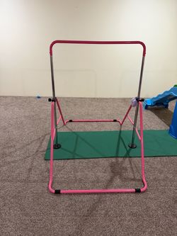 Kids Gymnastics Kip Bar Pink Adjustable