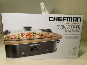Chefman Slow Cooker 3.5 Quart