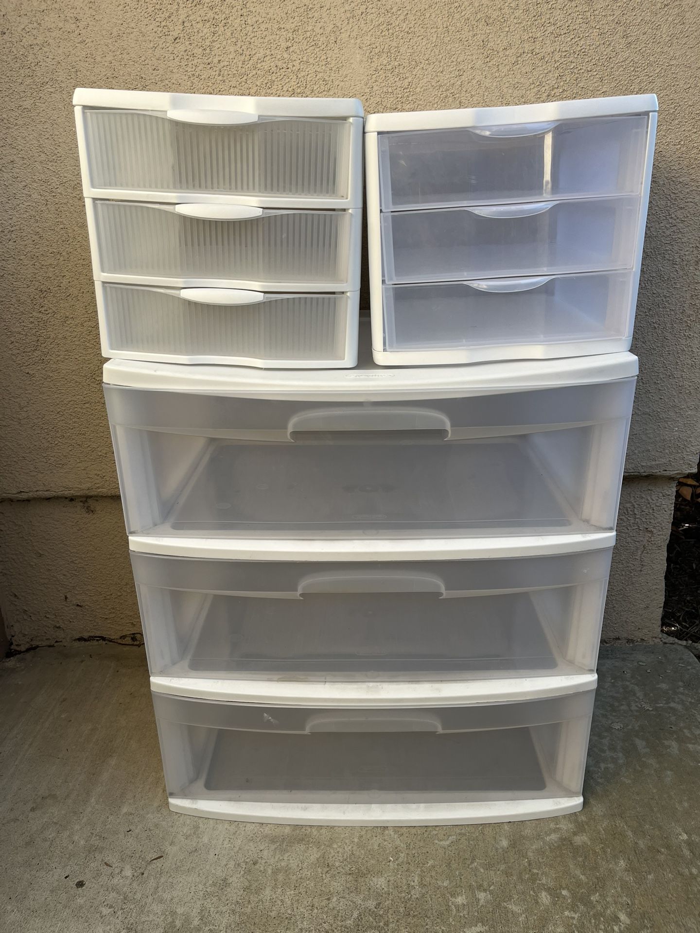 Sterilite Brand 3 Drawer Organizer Set Of 3
