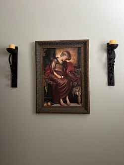 Portrait and candles