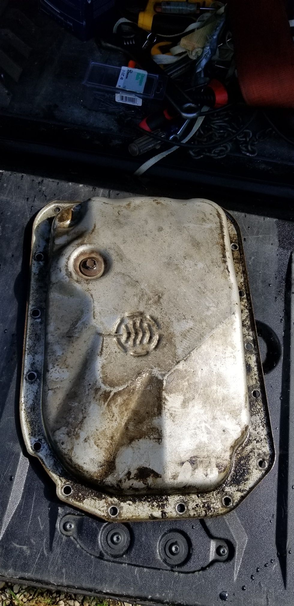 Gm 4l80e,4l85e trans pan with drain plug