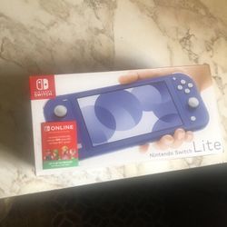 New Dark Blue Nintendo Switch Lite 