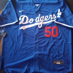 Dodgers Jerseys.. Stitched.. Inbox With Jersey and Size 