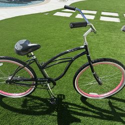 Woman Beach Cruiser Bike 26”