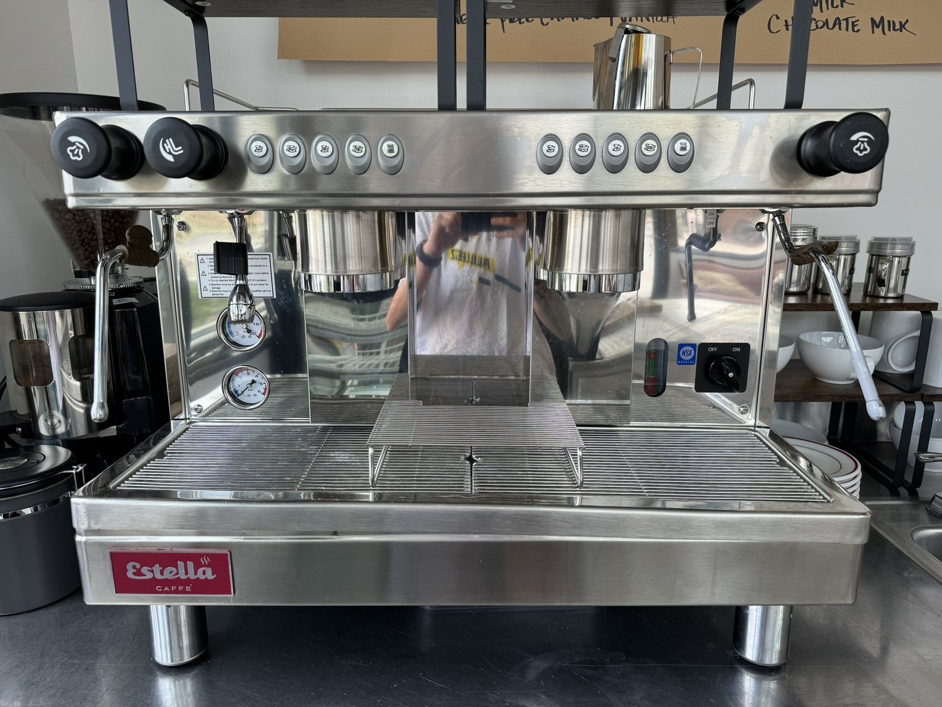 Estella Caffe Two Group Espresso Machine