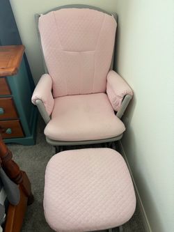 Glider Rocking Chair with Ottoman
