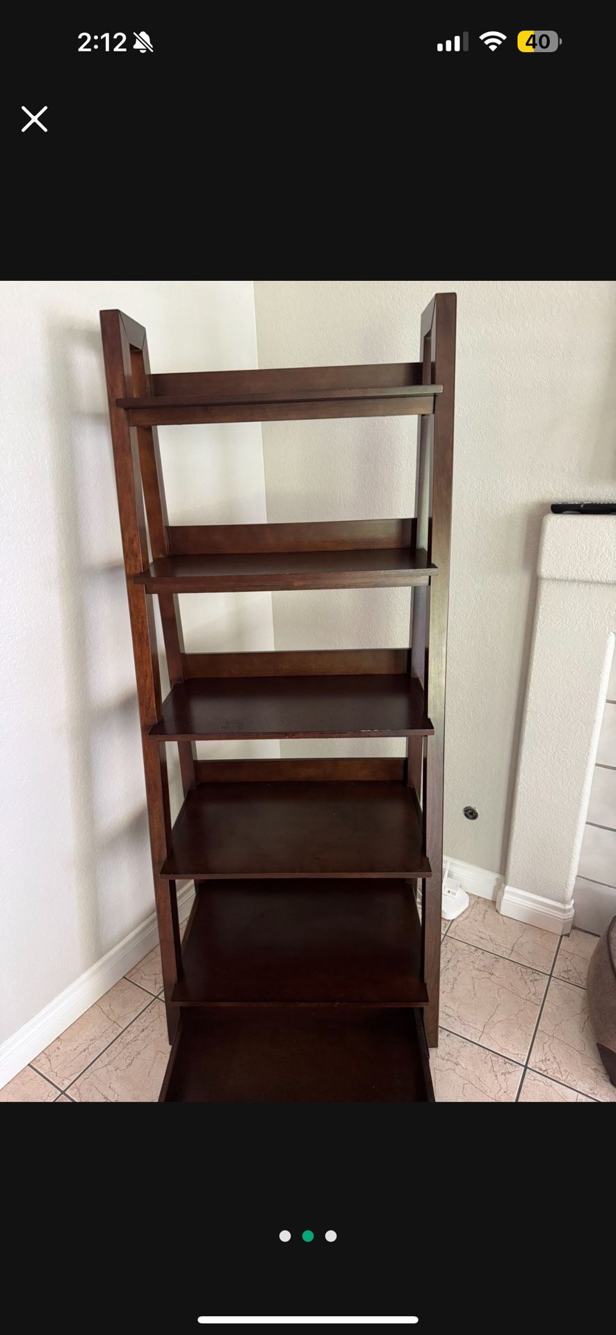Bookshelf. 40 Dollars