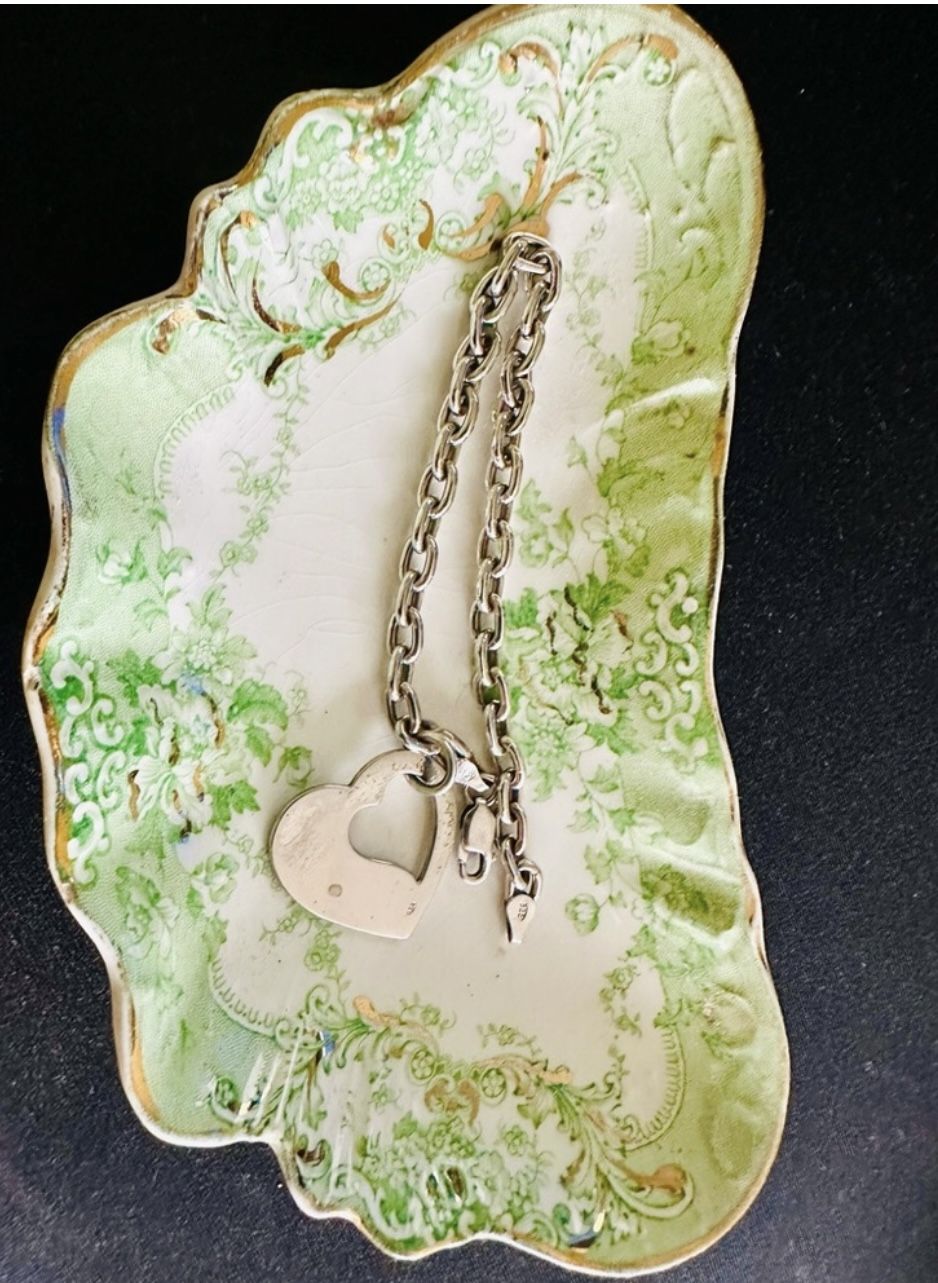 Solid sterling silver bracelet for sale.