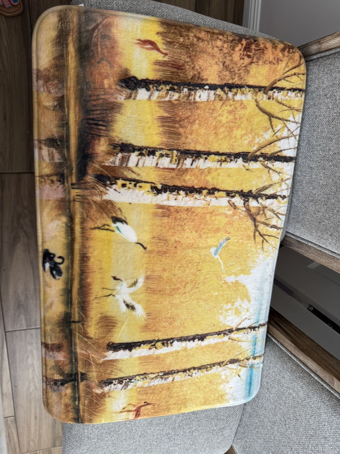 Floor Mat-nature Summer Woods Design