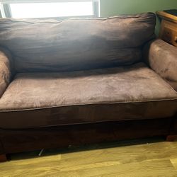 Brown Sleeper Chair – Gently Used (Half Sleeper Size)