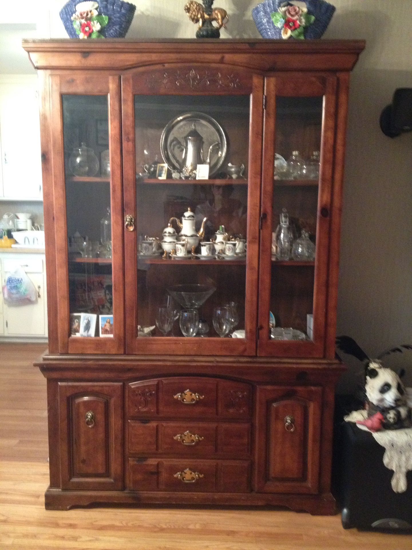 Nice antique china cabinet need to be gone