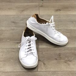 Olukai Lae’Ahi Li ‘Ili White Leather Men’s Sneakers  Size 10.5