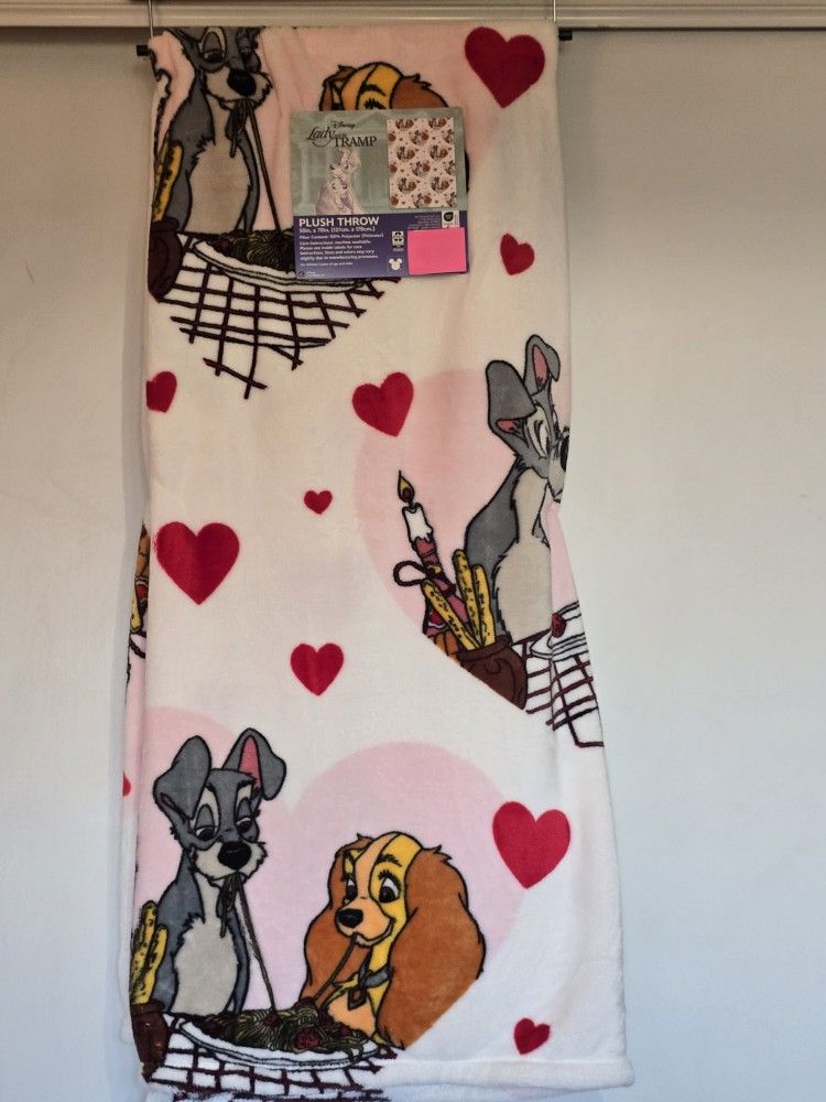 ♥️ Lady & The Tramp Valentine's Blanket ♥️