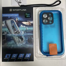 iPhone 14 Pro Waterproof Case - Blue