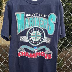 Vintage Seattle Mariners 1997 Shirt Sz Large