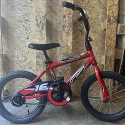 Huffy 16 in bicycle mountain bike Rock It Red kids boys bmx