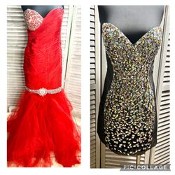 LOT/2 Dress Prom/Wedding/Formal/Party/Evening