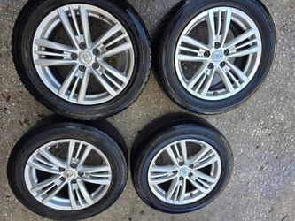 Infinity G37 OEM 17 Inch Rims And Tires Original Factory Solid Aluminum 5x114.3mm 