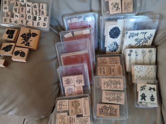75 stamps all new w/ink pads