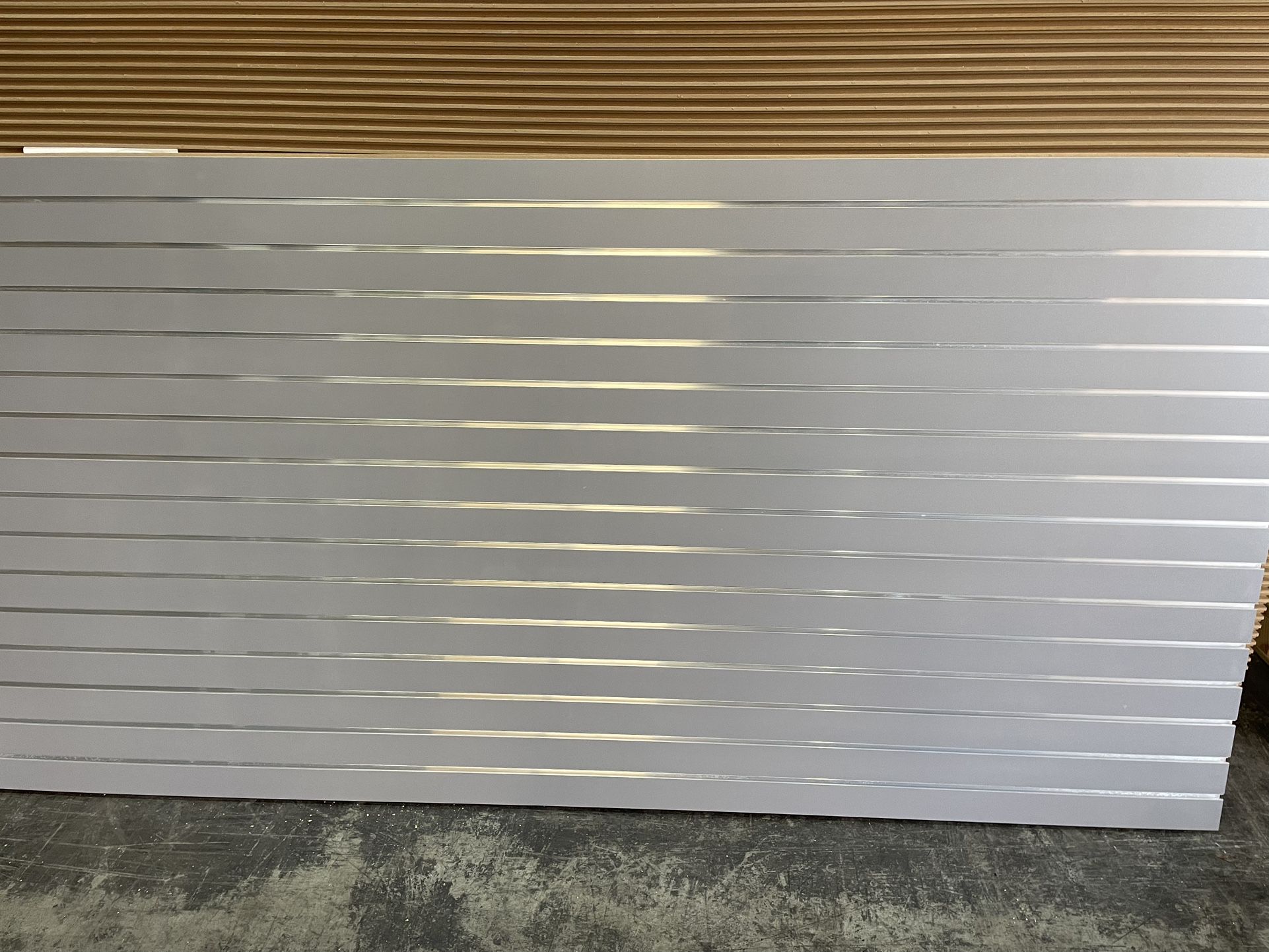 Slatwall Panels 4x8 (Multiple Colors)