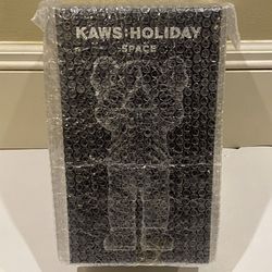 New KAWS Holiday Space Figure Silver Factory Sealed - 100