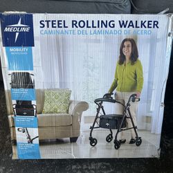 BRAND NEW Medline Mobility Walker w/ Seat
