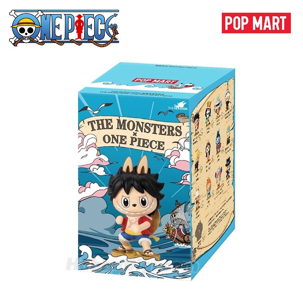 One Piece X Labubu Blind Box Toy Figurine