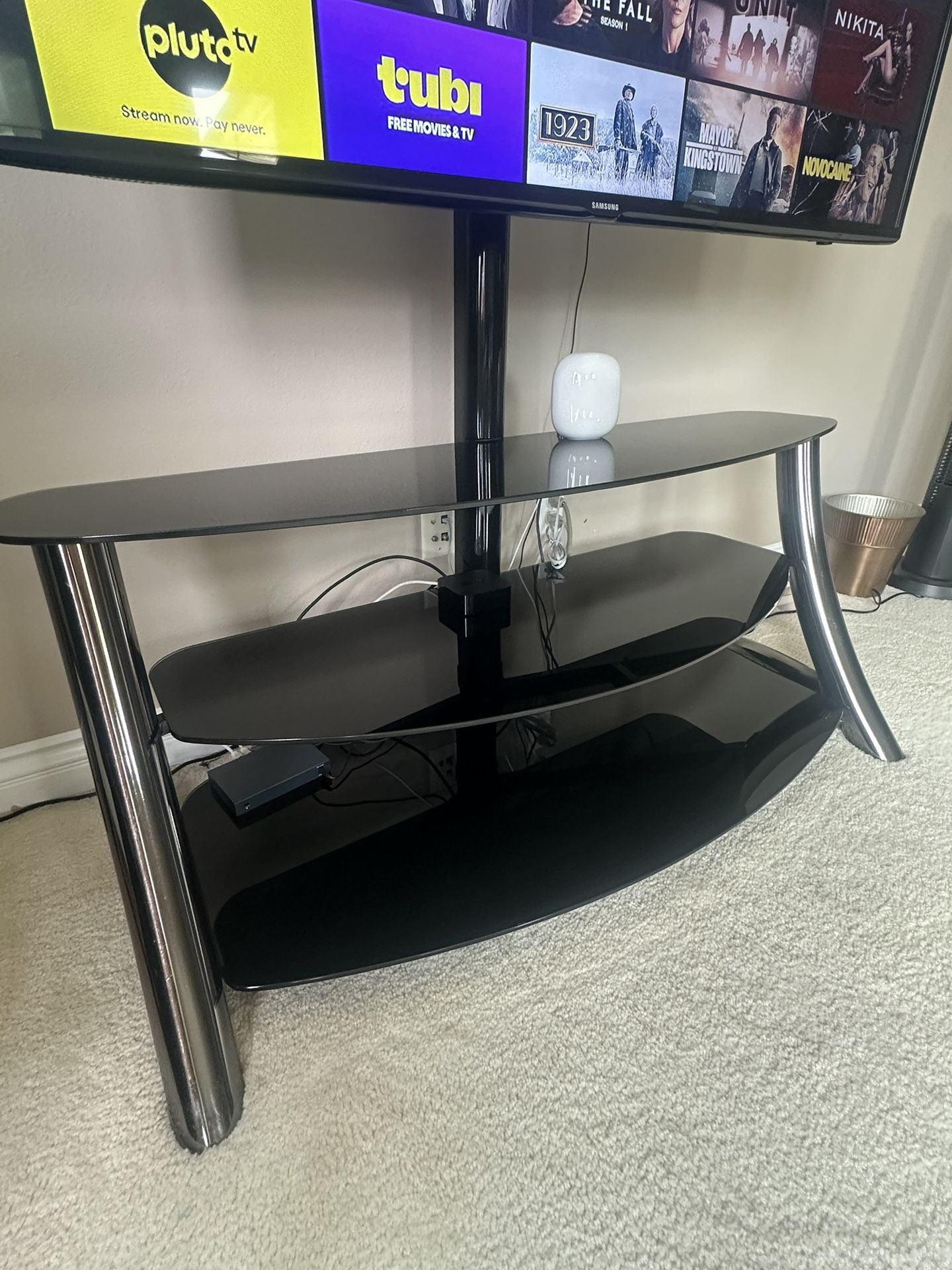 Samsung 55” TV With stand